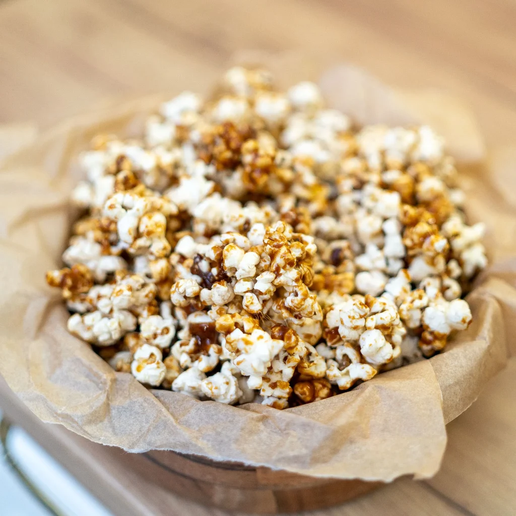 popcorn with caramel