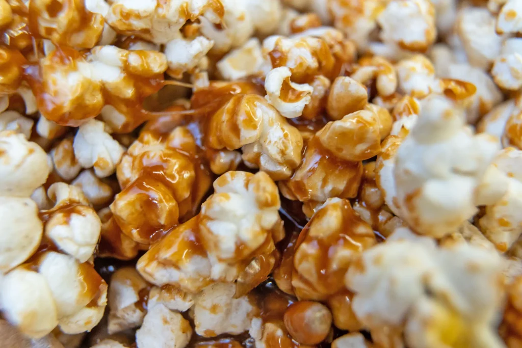 popcorn with caramel