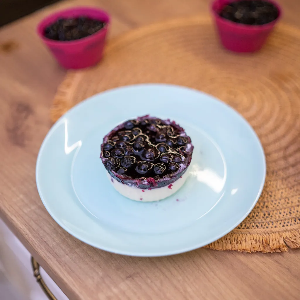 Blueberry Panna Cotta