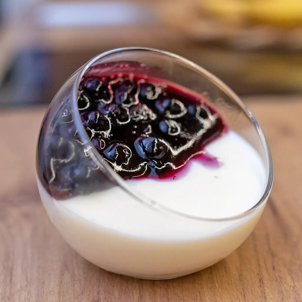 Blueberry Panna Cotta