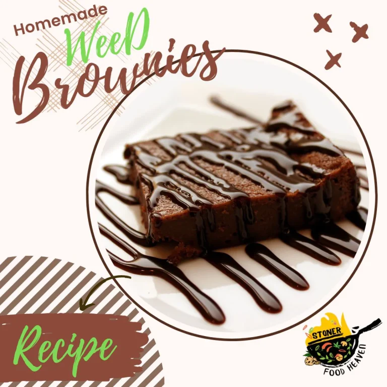 weed homemade Brownie Cake